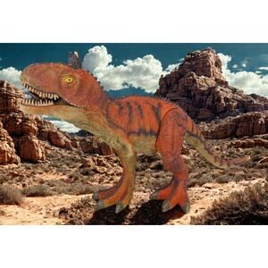 Adventure Force 12" Carnotaurus Dinosaur Action Figure Poseable Mouth and Legs